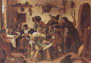 Jan Steen Beware of Luxury china oil painting artist